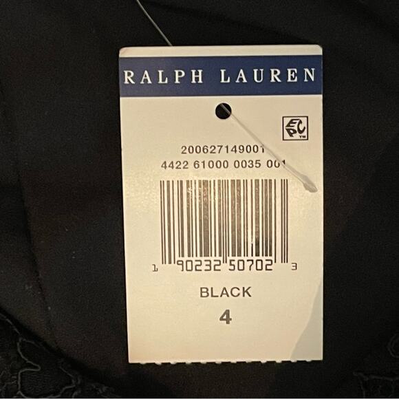 Lauren Ralph Lauren Sheer Black Lace Party Event Pencil Skirt NWT Size 4 - Picture 10 of 13